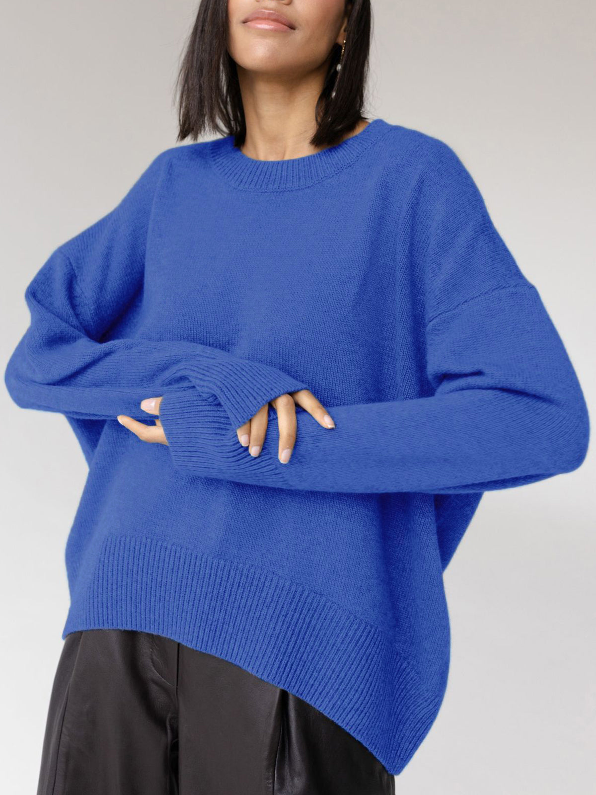 Allison | Women’s Winter Oversized Knit Pullover Sweater