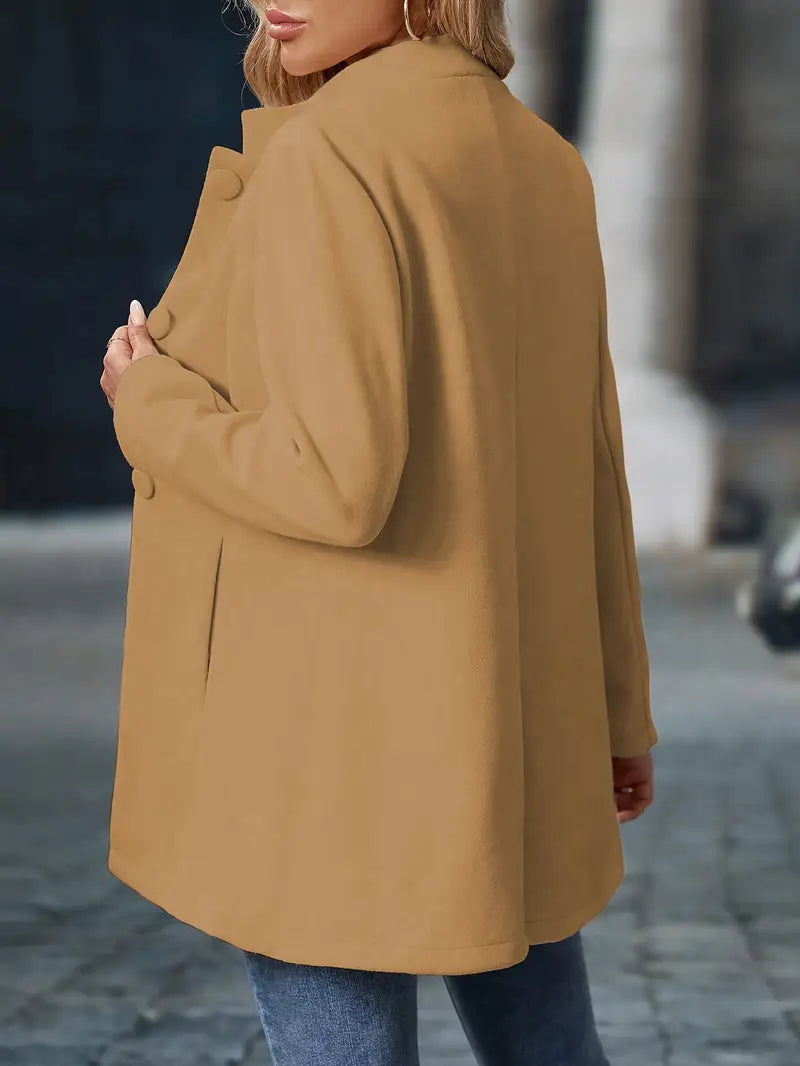 Melissa | Women’s Long Button-Up Autumn Coat