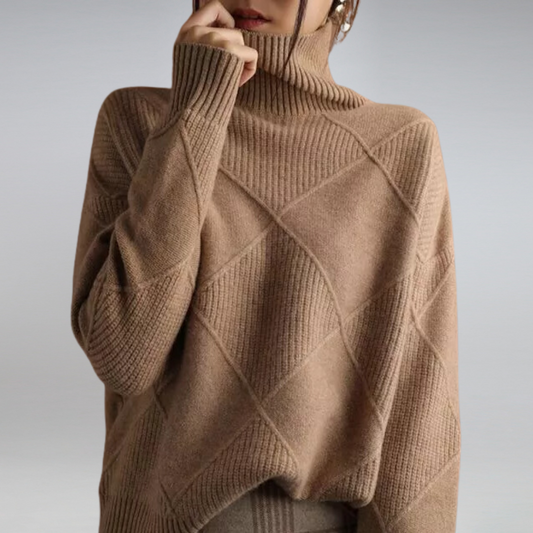 Sydney | Women’s Winter Turtleneck Knit Sweater