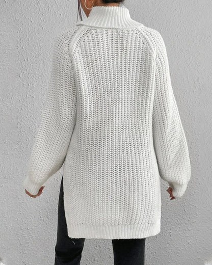 Terri | Women’s Winter Ribbed Turtleneck Sweater