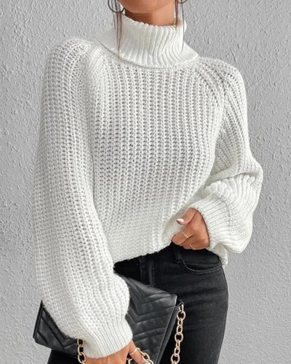Terri | Women’s Winter Ribbed Turtleneck Sweater
