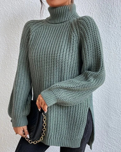 Terri | Women’s Winter Ribbed Turtleneck Sweater