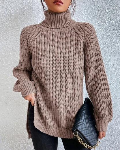 Terri | Women’s Winter Ribbed Turtleneck Sweater
