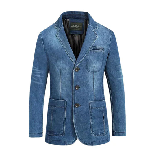 Albert | Men’s Trendy Formal Casual Denim Blazer