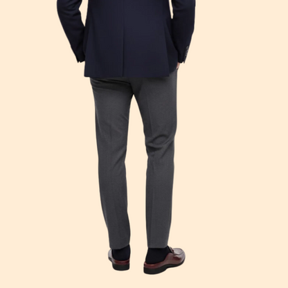 Men’s Slip-On Mule Loafers with Rounded Toe and Embossed Upper