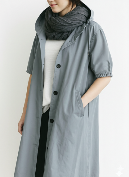 Laura - Hooded Trench Coat