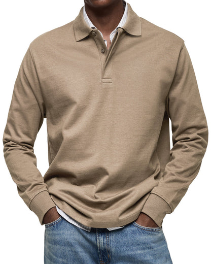 Eric | Classic Long Sleeve Polo Shirt