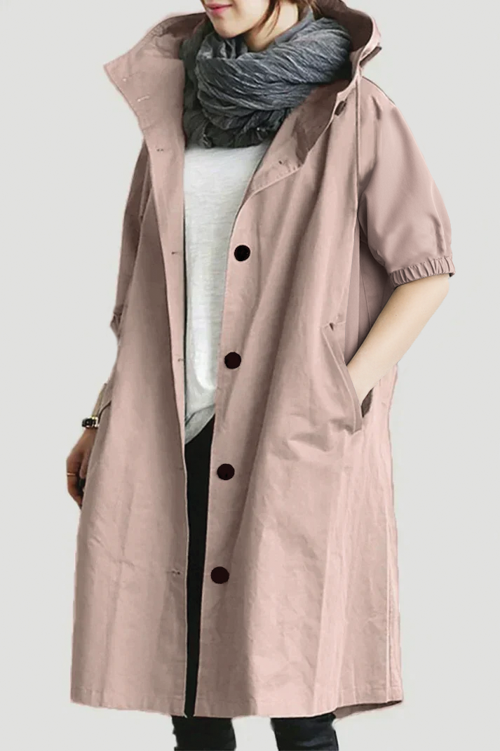 Laura - Hooded Trench Coat