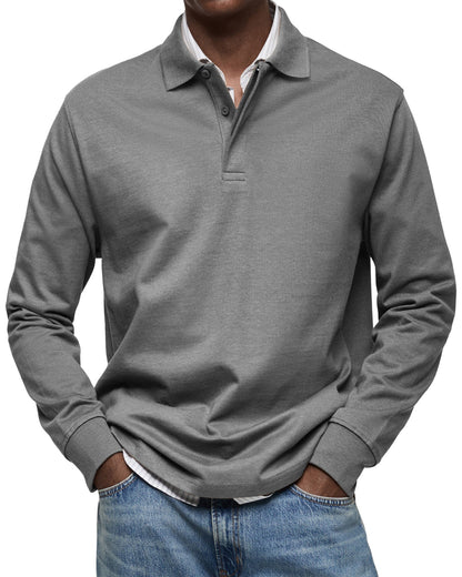Eric | Classic Long Sleeve Polo Shirt