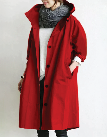 Laura - Hooded Trench Coat