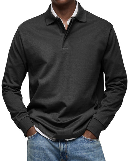 Eric | Classic Long Sleeve Polo Shirt