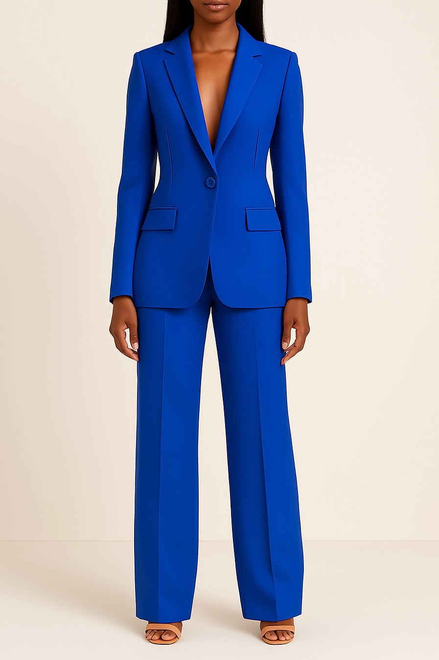 Nancy | Chic Formal Suit Set with Tailored Long Blazer for Women