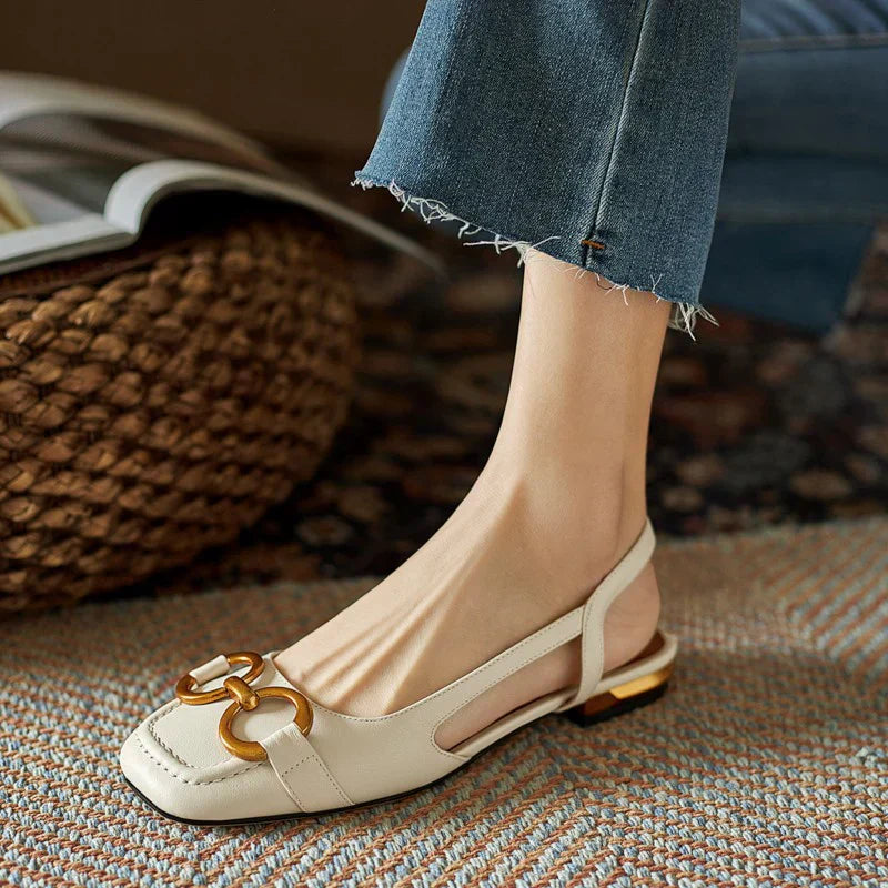 Grace – Chic Ergonomic Slingback Flats