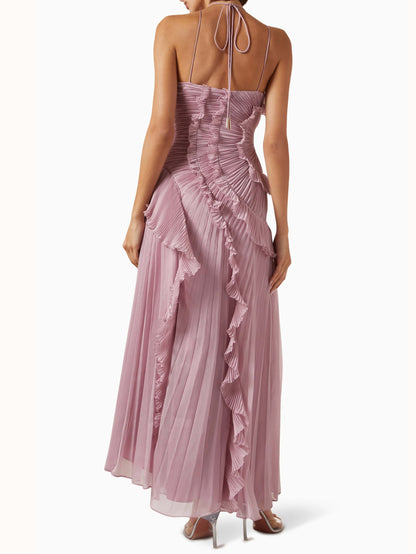 Abigail - Asymmetric Pleated Dress