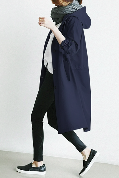 Laura - Hooded Trench Coat