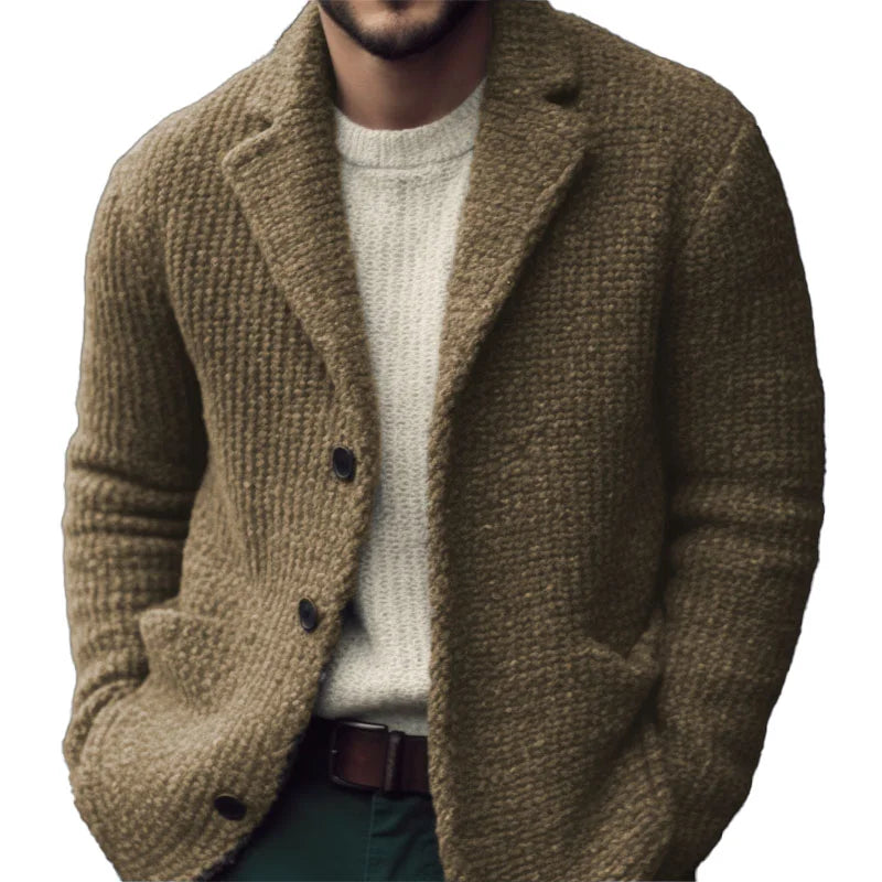 Leo | Men’s Winter Knit Regular Fit Cardigan