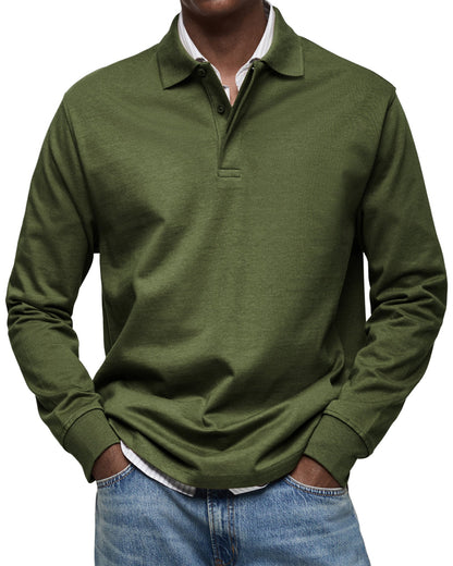 Eric | Classic Long Sleeve Polo Shirt