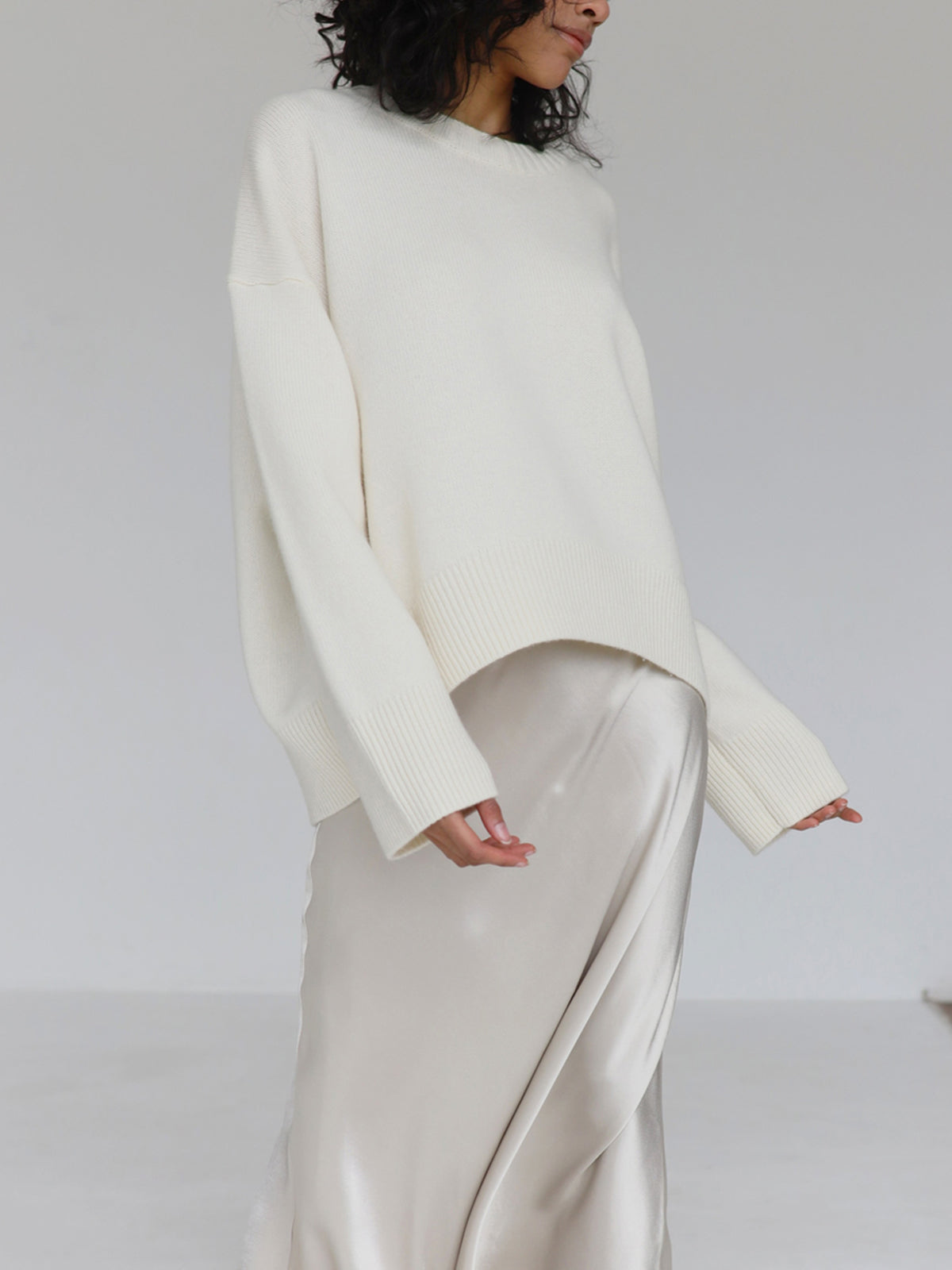 Allison | Women’s Winter Oversized Knit Pullover Sweater