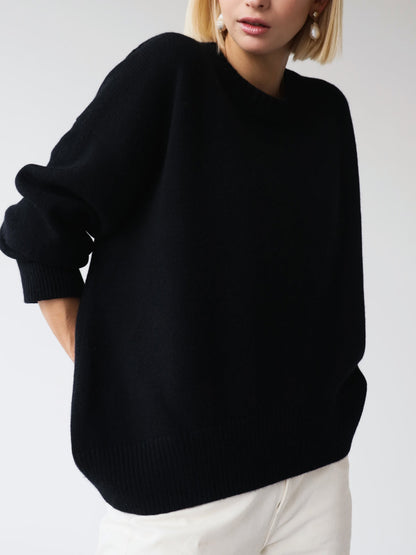 Allison | Women’s Winter Oversized Knit Pullover Sweater