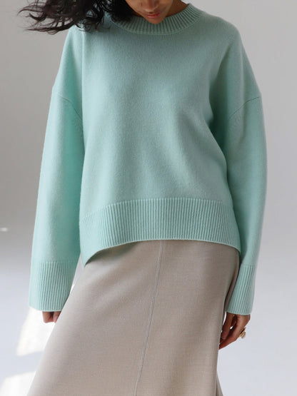 Allison | Women’s Winter Oversized Knit Pullover Sweater