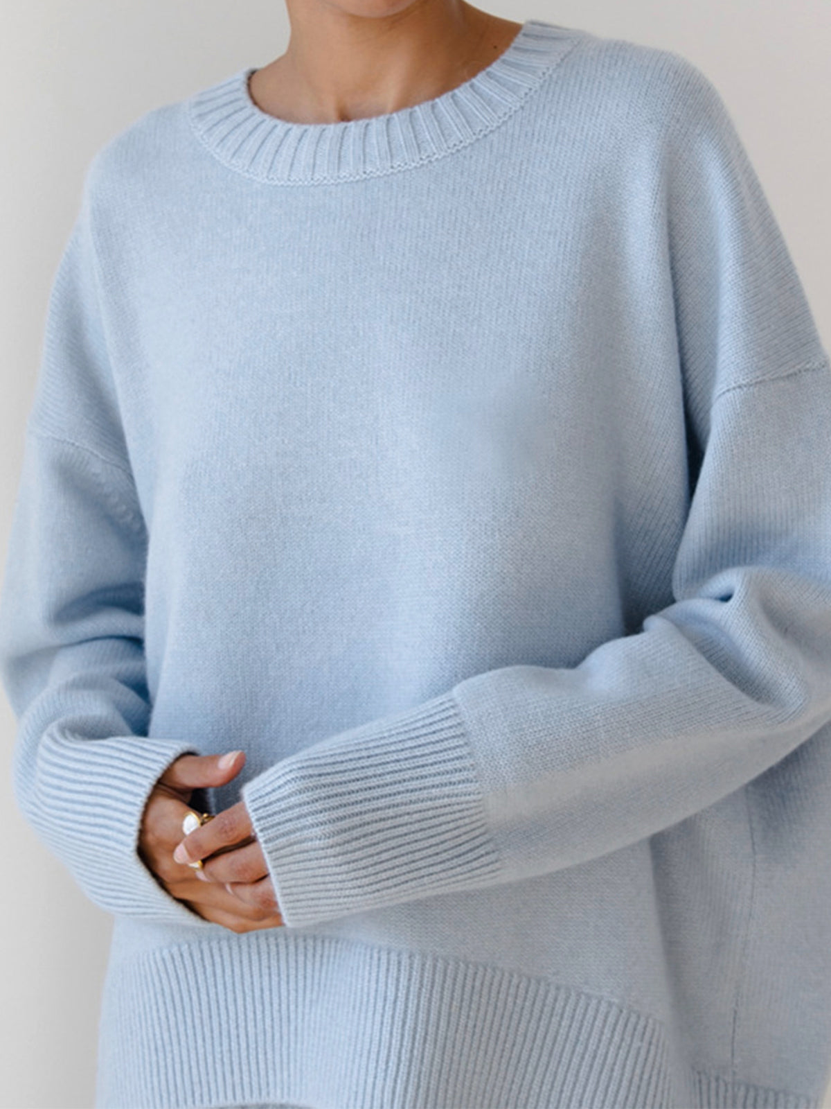 Allison | Women’s Winter Oversized Knit Pullover Sweater