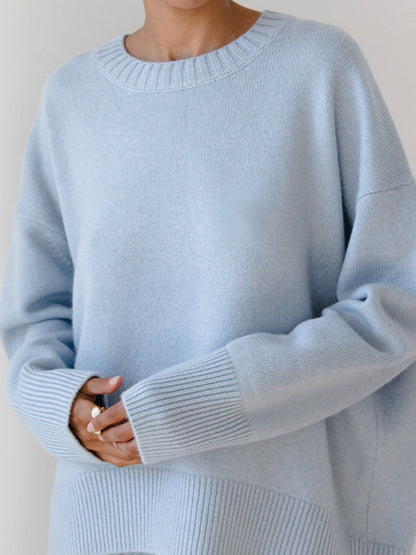 Allison | Women’s Winter Oversized Knit Pullover Sweater
