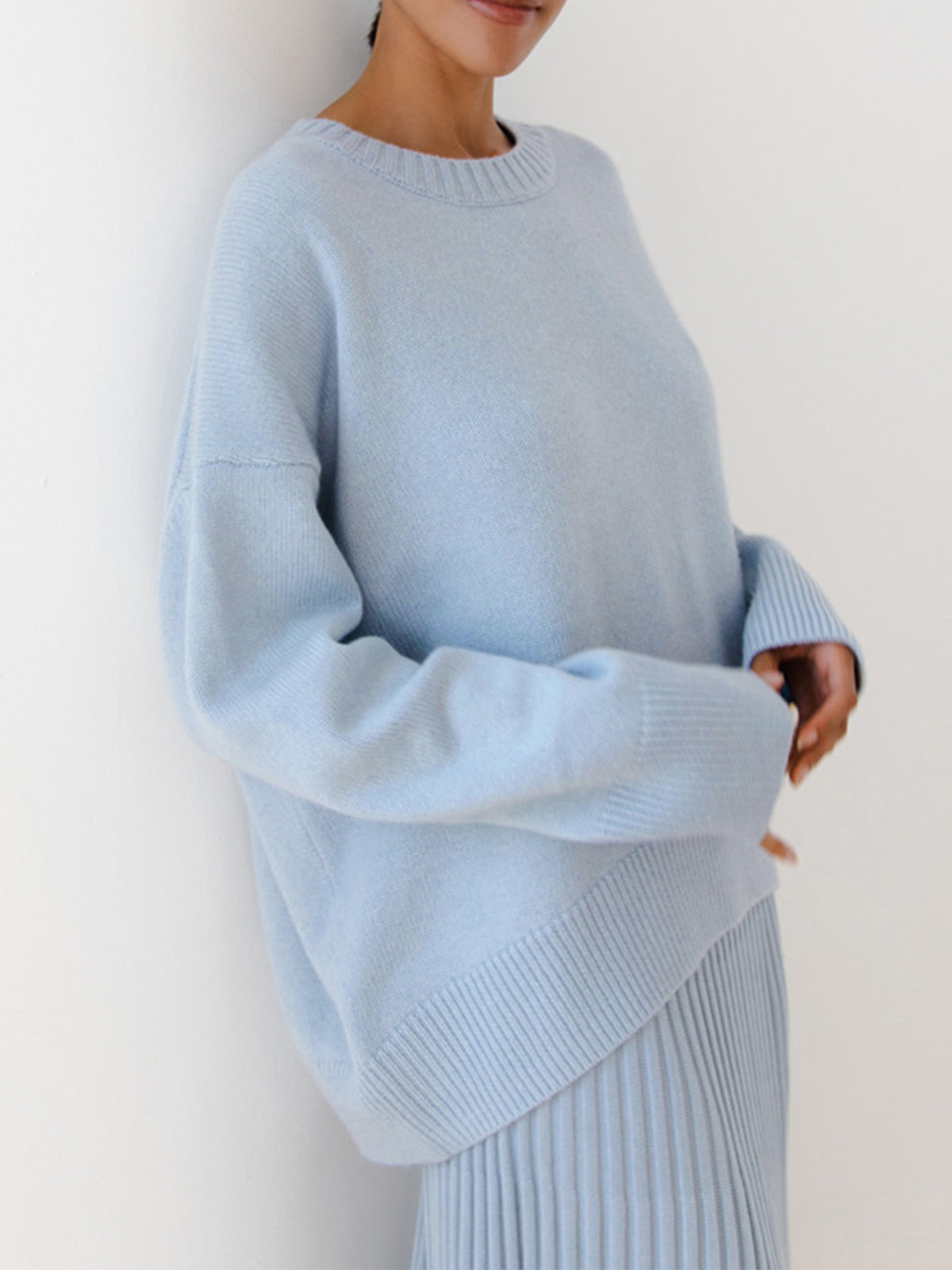 Allison | Women’s Winter Oversized Knit Pullover Sweater