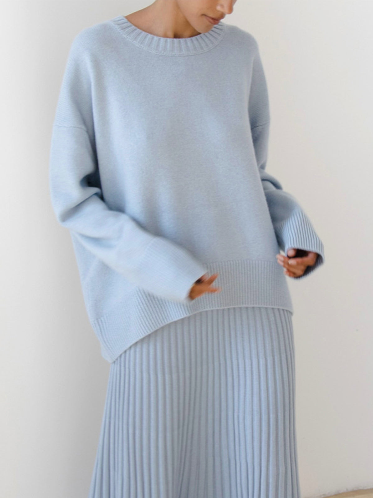 Allison | Women’s Winter Oversized Knit Pullover Sweater