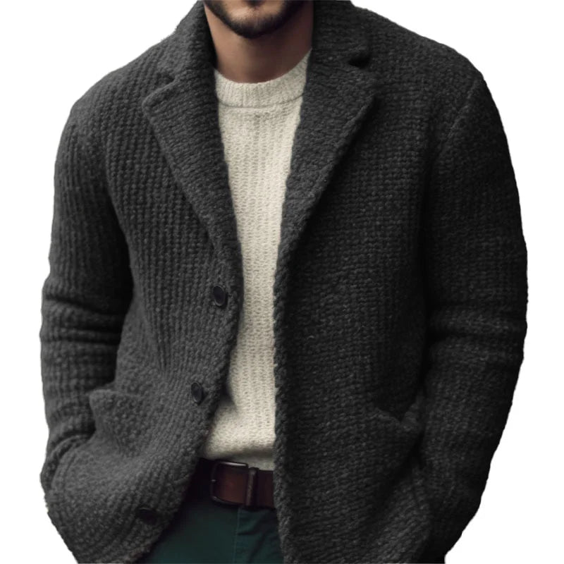 Leo | Men’s Winter Knit Regular Fit Cardigan