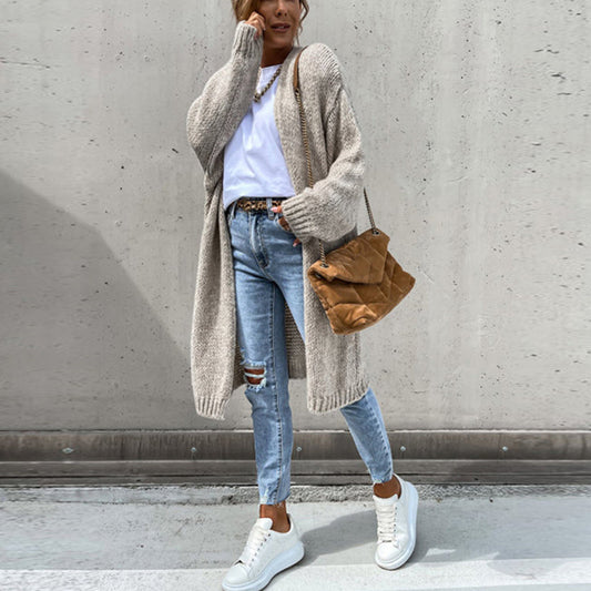 Isabella | Women’s Relaxed Fit Long Open Front Cardigan