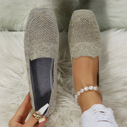 Clara - Knit Slip-On Flats