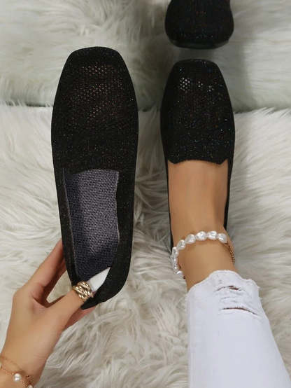 Clara - Knit Slip-On Flats