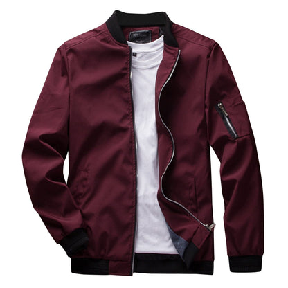 Carl | Modern Zipper Front Jacket For Men