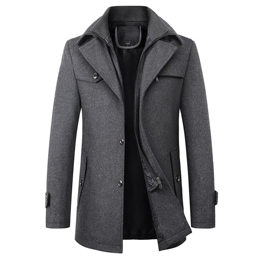 Mark - Wool Blend Overcoat