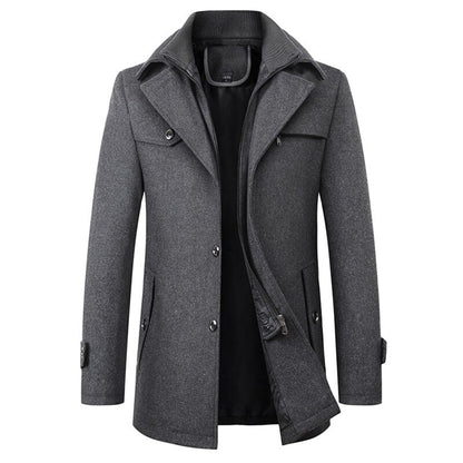 Mark - Wool Blend Overcoat