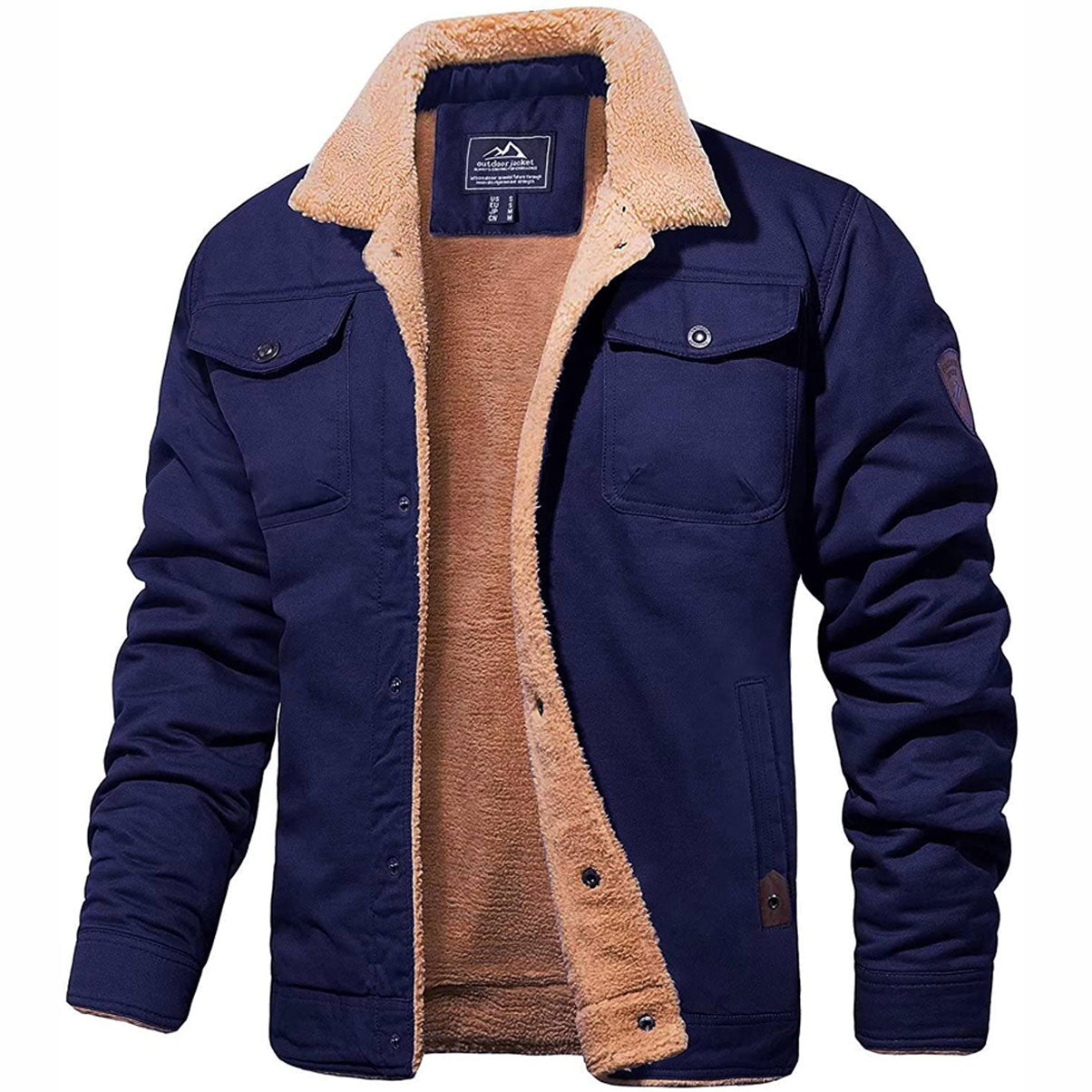 Jason | Men’s Casual Winter Sherpa Lined Jacket