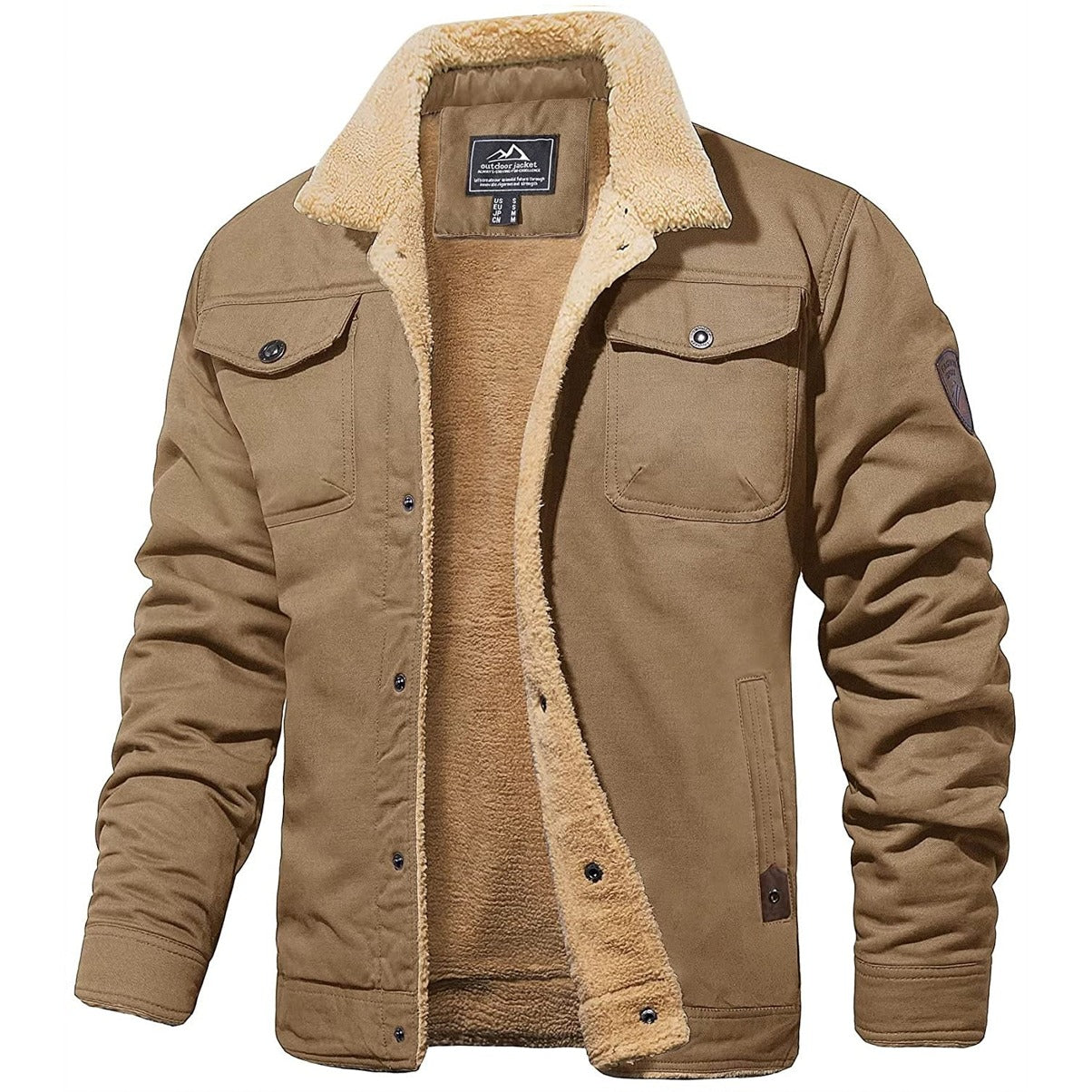 Jason | Men’s Casual Winter Sherpa Lined Jacket
