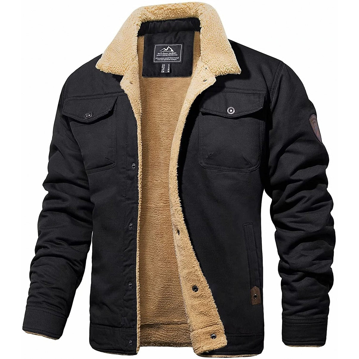 Jason | Men’s Casual Winter Sherpa Lined Jacket