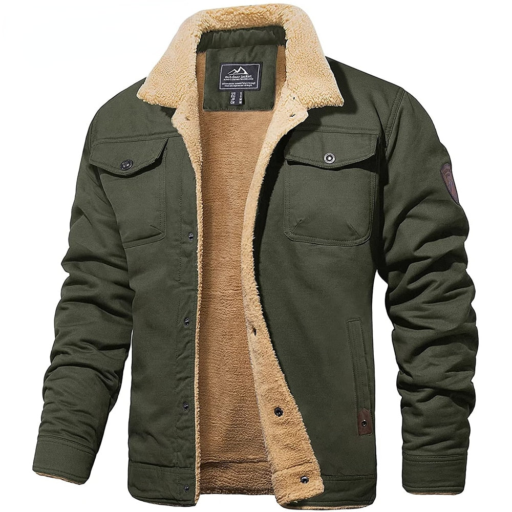Jason | Men’s Casual Winter Sherpa Lined Jacket