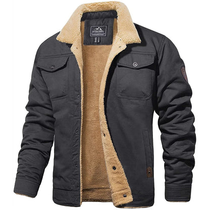 Jason | Men’s Casual Winter Sherpa Lined Jacket