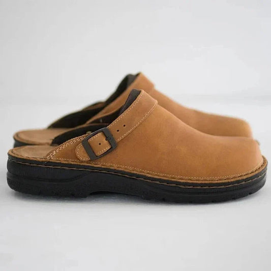Albert | Stylish Men’s Leather Slipper Clogs