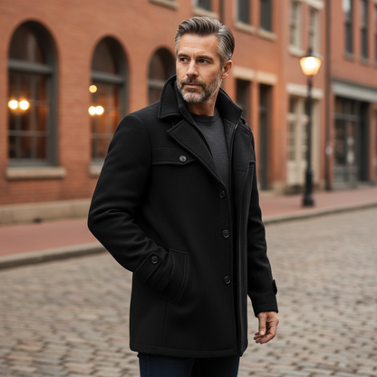 Mark - Wool Blend Overcoat