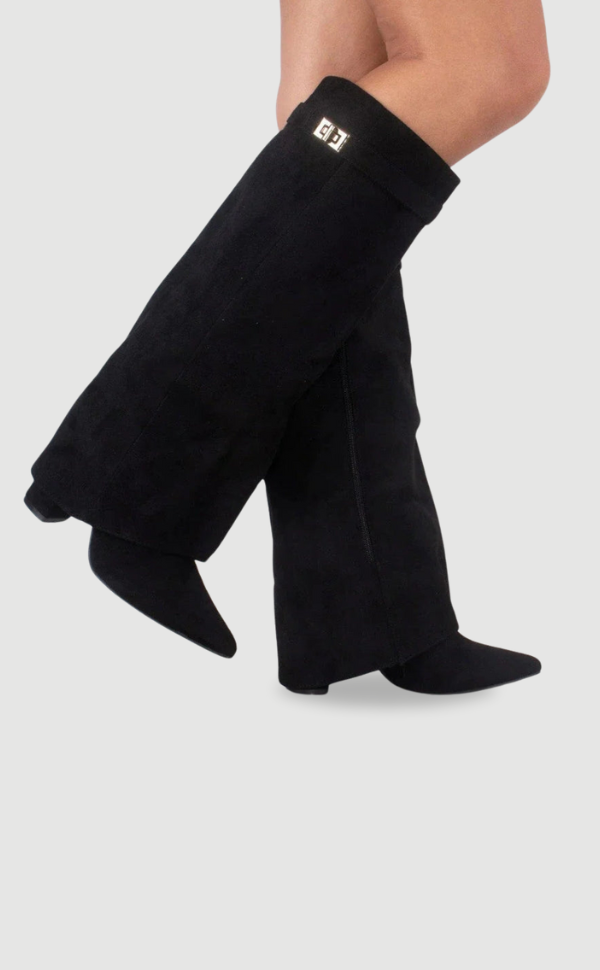 Beverly | Women’s Leather Thigh-High Boots with Buckle