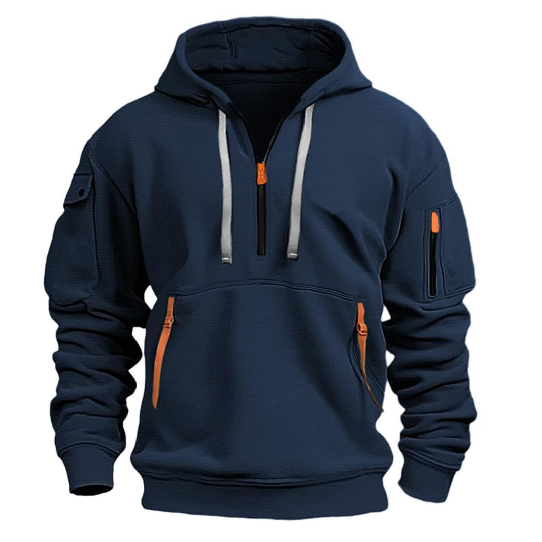 Henry | Men’s Long Sleeve Utility Pocket Style Hoodie