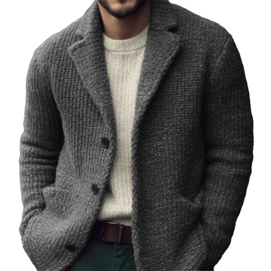 Leo | Men’s Winter Knit Regular Fit Cardigan