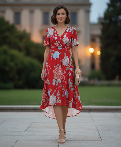 Abigail - Wrap Midi Dress