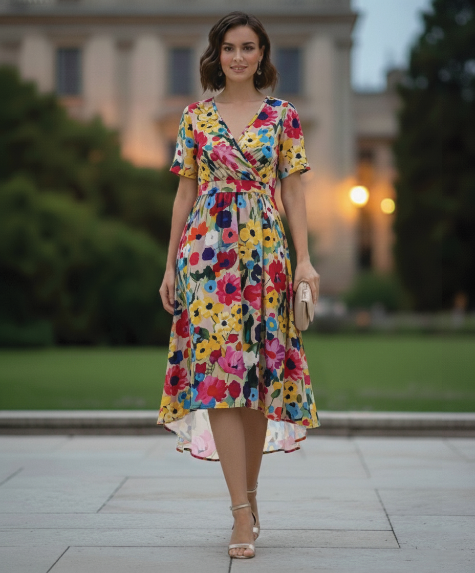 Abigail - Wrap Midi Dress