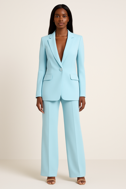 Nancy | Chic Formal Suit Set with Tailored Long Blazer for Women
