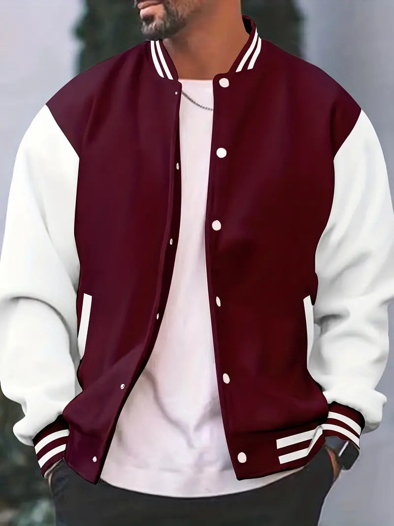 Paul | Men’s Retro Letterman Style Varsity Jacket
