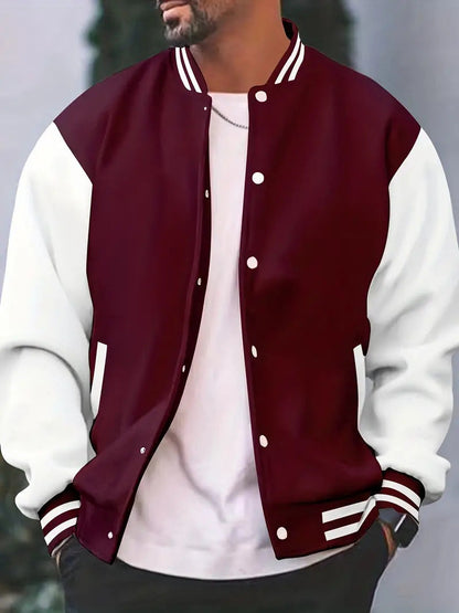 Paul | Men’s Retro Letterman Style Varsity Jacket